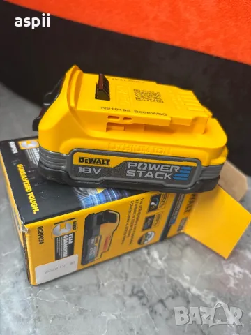 Акумулаторна батерия DeWALT PowerStack DCBP034, 18 V, снимка 1 - Винтоверти - 49252777