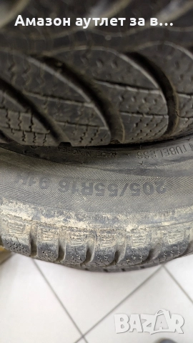 Железни джанти с гуми , снимка 2 - Гуми и джанти - 52641813