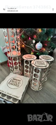 Поставка за капсули с текст по ваш избор , снимка 7 - Декорация за дома - 50353268