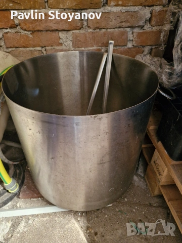 Перфектен казан 80л.на Хром Силистра от 80те години , снимка 3 - Съдове за готвене - 53291433
