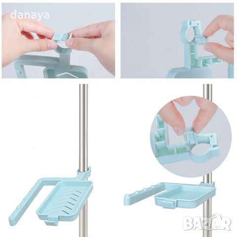 1394 Органайзер за мивка поставка за смесител за душ или мивка, снимка 9 - Органайзери - 28047725