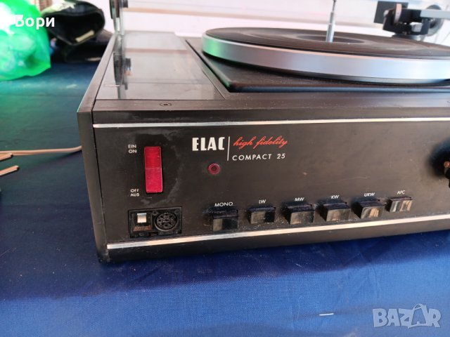 ELAC Compact 25 Грамофон /1971г, снимка 2 - Грамофони - 43468341