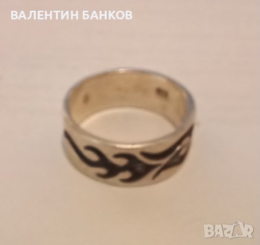Сребърни мъжки пръстени , снимка 2 - Пръстени - 43154944