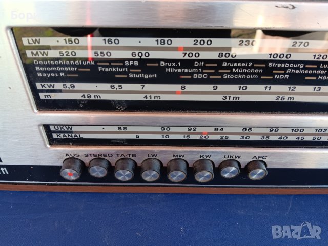 TELEFUNKEN Concertino HiFi 101 Ресийвър, снимка 6 - Ресийвъри, усилватели, смесителни пултове - 44137633