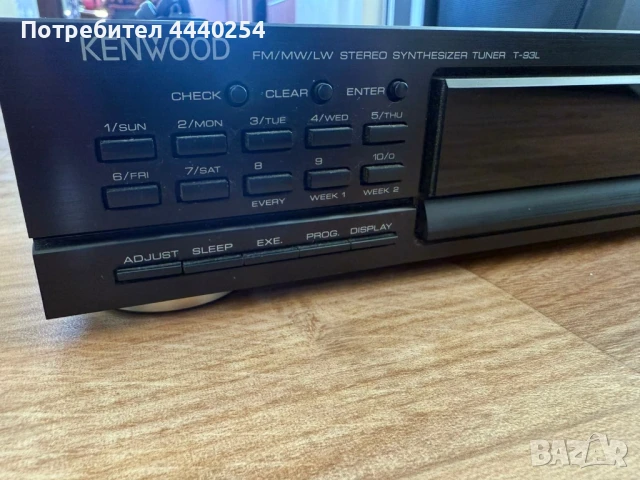 Тунер KENWOOD T-93L, снимка 4 - Ресийвъри, усилватели, смесителни пултове - 50727945