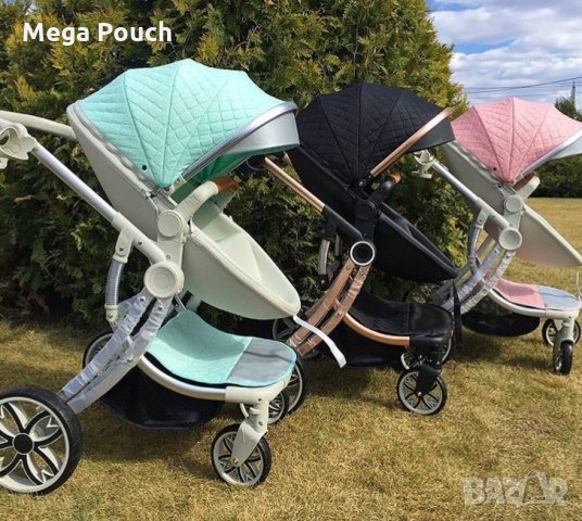 Промоция! Бебешка количка 3в1 2в1 Voondo AULON Hot Mom FooFoo, снимка 9 - Детски колички - 35603411