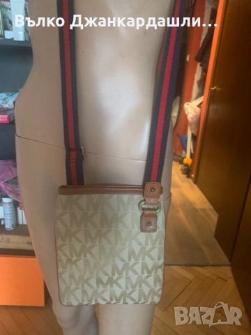 Чанта Michael Kors( текстил и кожа), снимка 1 - Чанти - 53190142