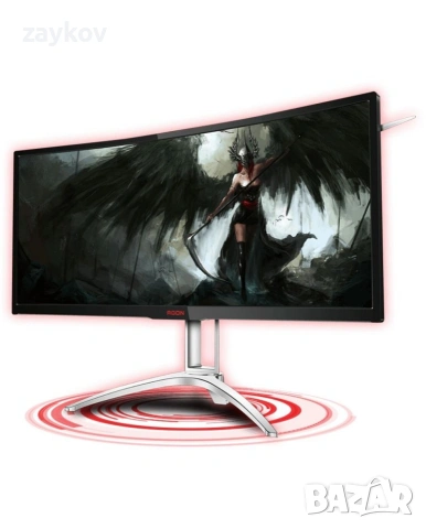 Геймърски монитор AOC AGON AG352UCG6 - 35", 120Hz, 4ms, Curved, снимка 4 - Монитори - 53194036
