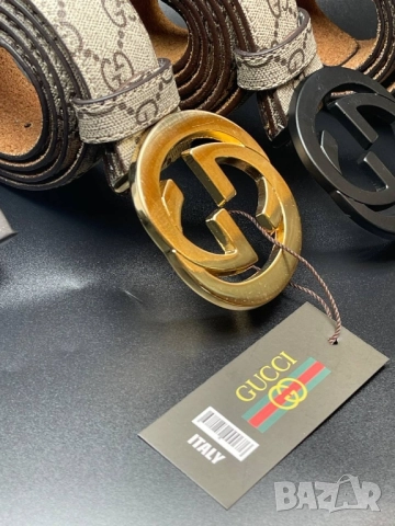 колани от естествена кожа в кутия gucci , снимка 2 - Колани - 51430944