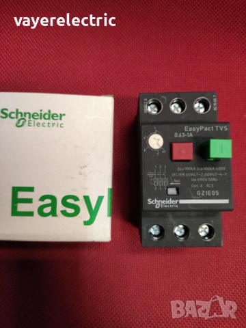 Моторна защита GZ1 Schneider Electric, Z-MS - Eaton, снимка 2 - Резервни части за машини - 53254421