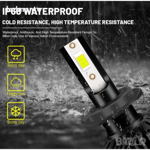 Лед крушки h7 h4 hb3 h1 led h7 двоен zes 1860 philips, снимка 3 - Аксесоари и консумативи - 35445756