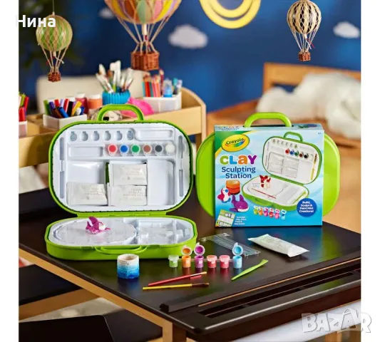 Креативен арт творчески комплект CRAYOLA с глина, снимка 4 - Рисуване и оцветяване - 49324647