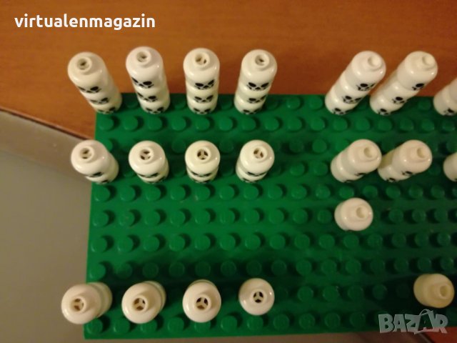 Lego глави на скелети - оригинално Лего, снимка 4 - Колекции - 33217201
