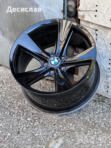 Джанти за БМВ BMW Style 128 Black 19 “ цола 5х120 чисто нови Спорт Пакет E38 E39 E60 E61, снимка 4 - Гуми и джанти - 52436349