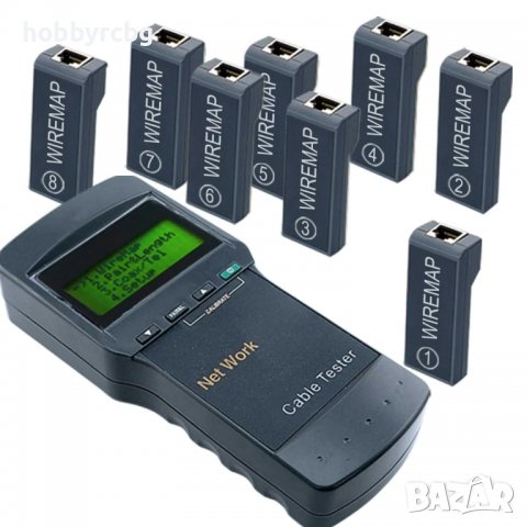 Тестер за мрежови, LAN, коаксиални кабели с 8 идентификатора, снимка 9 - Мрежови адаптери - 37007182