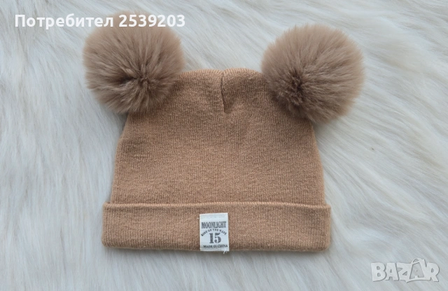 Бебешки шапки 0-6 месеца, снимка 4 - Други - 53263118
