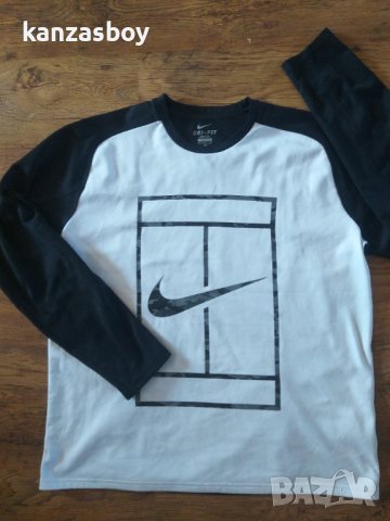 Nike Tennis Nuts Mens Long-Sleeve Practice Crew - страхотна мъжка блуза, снимка 3 - Спортни дрехи, екипи - 38475647