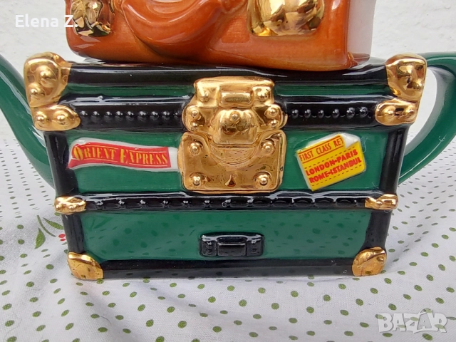 Разкошен колекционерски чайник Ориент Експрес, снимка 8 - Други - 52572360