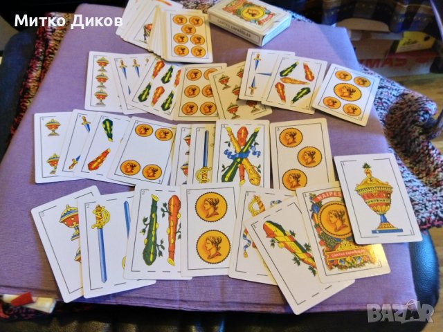 Naipes cartas espanolas нови Испански маркови карти пластик 52+2 Таро карти, снимка 10 - Карти за игра - 43762933