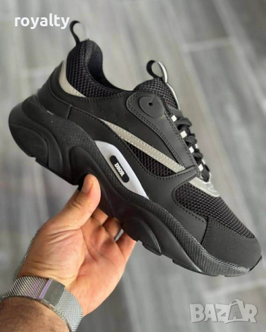 Christian Dior Черни Мъжки Маратонки 40-44 Номер 