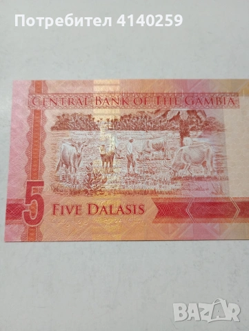 ГАМБИЯ БАНКНОТА , снимка 4 - Нумизматика и бонистика - 53518634