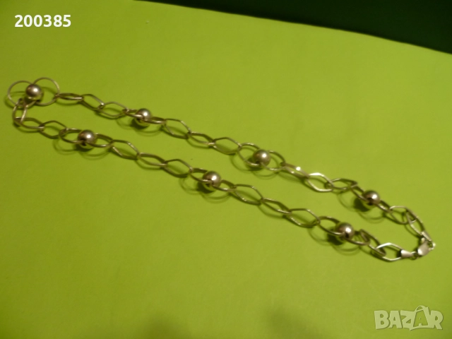 Масивно сребърно колие, снимка 3 - Колиета, медальони, синджири - 52671693