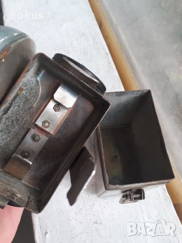 Стар немски акумолаторен фенер, снимка 6 - Антикварни и старинни предмети - 36633974