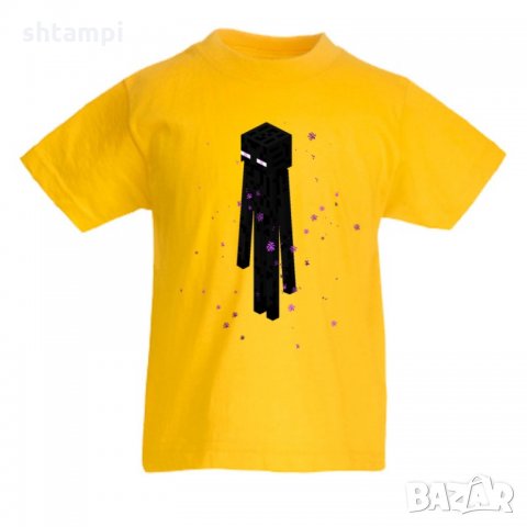 Детска тениска майнкрафт Minecraft Enderman 01