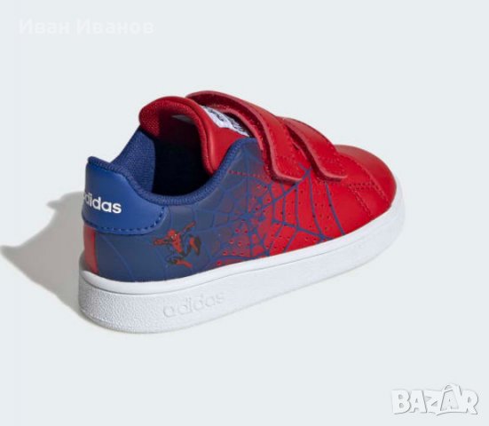 Спайдермен МАРАТОНКИ ADIDAS ADVANTAGE I  SpiderMan/ Marvel номер 22 , снимка 3 - Детски маратонки - 38698217