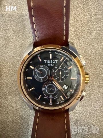 Мъжки часовник Tissot T-Classic Couturier Chronograph Dual Tone, снимка 2 - Мъжки - 51309794