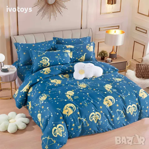 Двулицево спално бельо, 6 части - Модел WS17093, снимка 1