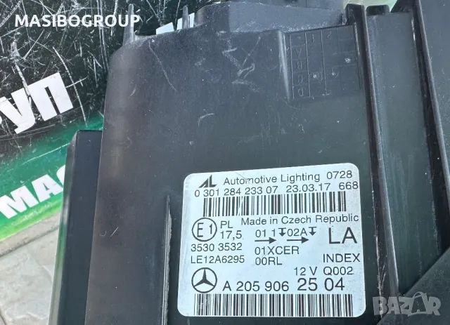 Фар ляв фарове LED HIGH PERFORMANCE за Мерцедес Ц205 Mercedes C-класа W205, снимка 8 - Части - 49093824