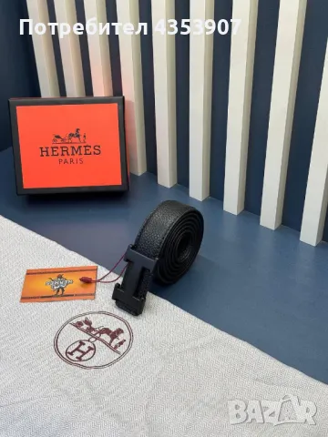 Hermès естествена кожа в кутия, снимка 2 - Колани - 49805674