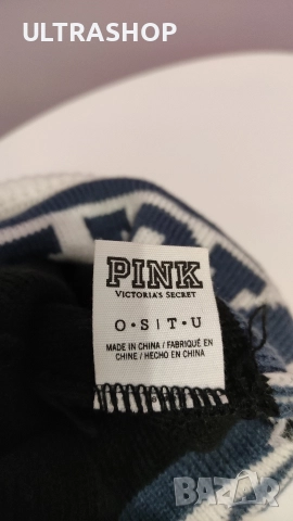 Victoria's Secret PINK Дамска зимна шапка one size , снимка 10 - Шапки - 38931231