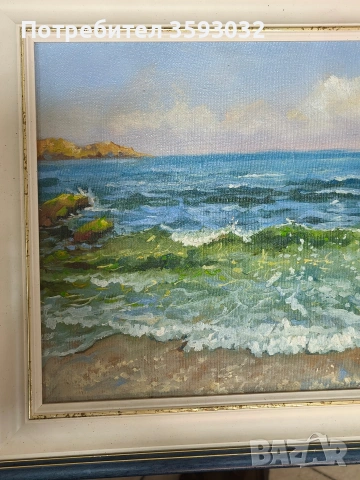 Масло върху платно Юлиан Кръстев , снимка 5 - Картини - 53390134