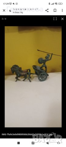 Бронзова фигура , снимка 3 - Антикварни и старинни предмети - 43658992