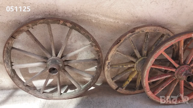 масивни колела от каруца - огромни 