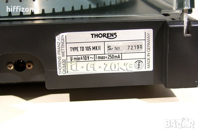 ГРАМОФОН  Thorens td 105 mkll , снимка 11 - Грамофони - 35071644