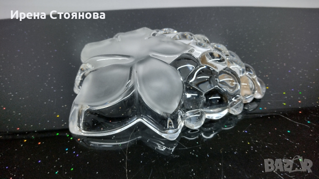 Кристална фруктиера/ бонбониера Walther Glas с форма на грозде, снимка 11 - Декорация за дома - 44872814