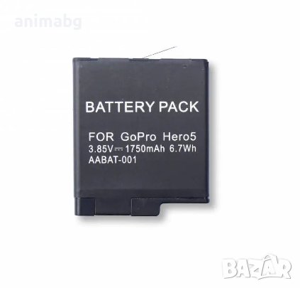ANIMABG Батерия модел GoPro AABAT-001, AHDBT-501 за спортна екшън камера за дрон на GoPro с капаците, снимка 5 - Батерии, зарядни - 44063563