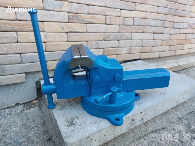 Професионално немско стоманено въртящо менгеме , снимка 3 - Менгемета - 51455665