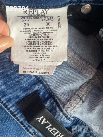 Дамски дънки REPLAY, снимка 5 - Дънки - 47590081