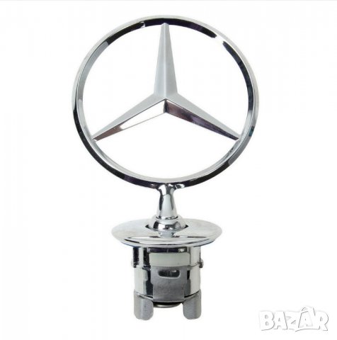 Емблема за Мерцедес мерник 44мм Mercedes C,E,S-klasa лого за капак