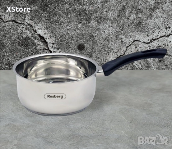 Касерола Rosberg ,14/18/20 см, Бакелитена дръжка, Инокс, снимка 2 - Съдове за готвене - 52507284