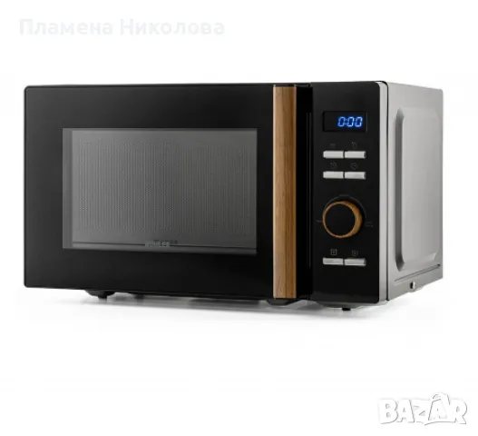 Микровълнова фурна 20L,черна, дигитална, снимка 2 - Микровълнови - 48989927