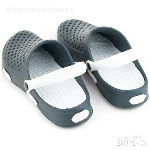 Мъжки чехли GEZER сив 40/45, снимка 4 - Джапанки - 50090166