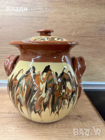 Глинен съд за готвене, снимка 2 - Съдове за готвене - 47986743