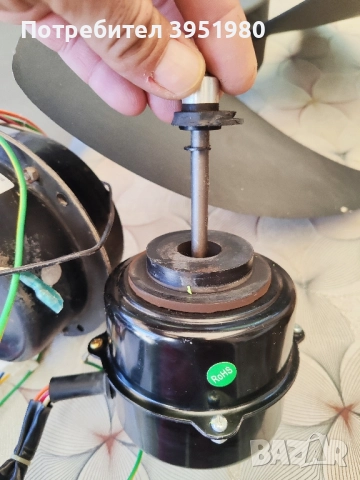 Ел.двигател с перка за външно тяло на климатик, снимка 4 - Климатици - 51802534