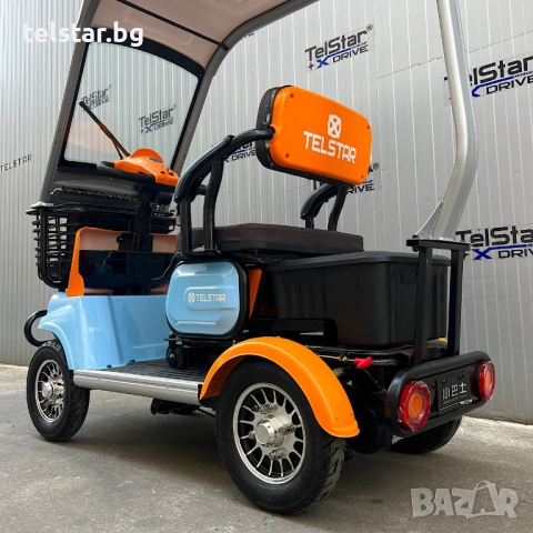 Електрическа четириколка Luxor 1500W 23Ah триместна с покрив Нов модел 2025, снимка 9 - Мотоциклети и мототехника - 52414877