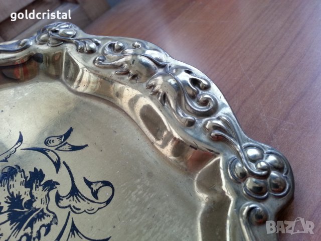 Метален поднос , снимка 4 - Антикварни и старинни предмети - 44088994